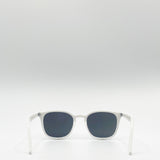 Classic Preppy Square Sunglasses With Key Hole Nosebridge