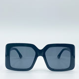 Oversized Plastic Frame Square Sunglasses