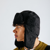 Trapper Hat With Borg Lining