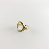 Cutout Signet Ring - svnx
