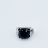 Signet Ring With Black Stone