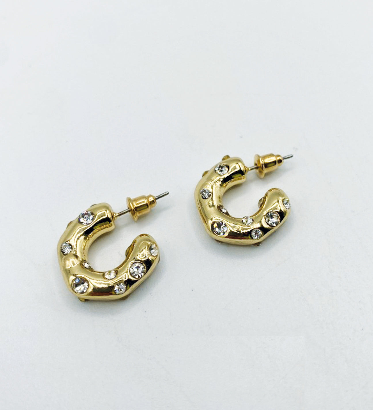 Chunky Half Hoop Earrings - svnx