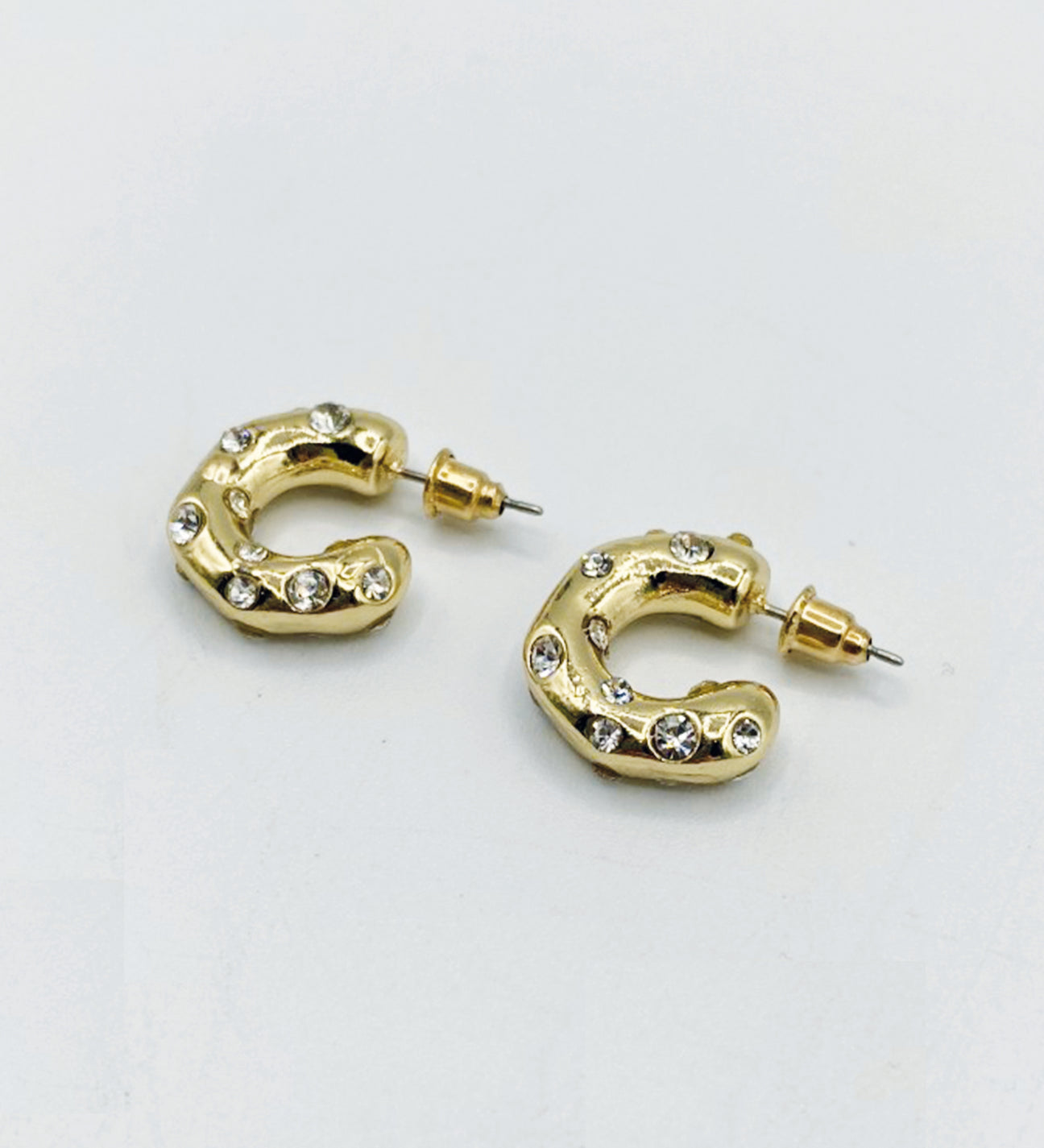 Chunky Half Hoop Earrings - svnx